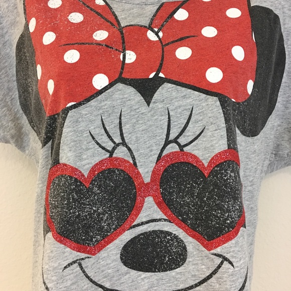 🪴3x$20 SALE Gray Disney Minnie Mouse T-Shirt - Picture 3 of 12